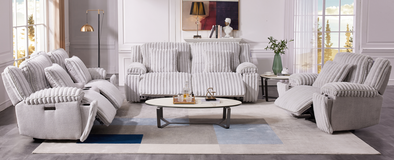 Glazer - Power Reclining Sofa & Love