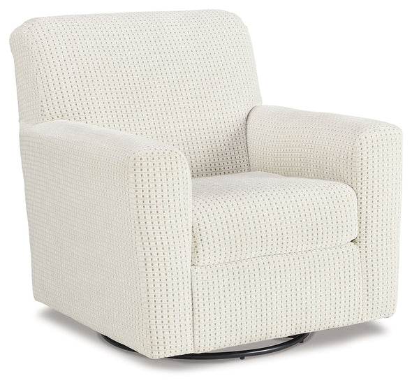 Herstow - Swivel Glider Accent Chair