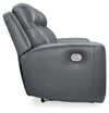 Mindanao - Steel - 2 Pc. - Power Reclining Sofa, Power Reclining Loveseat With Console