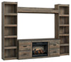Trinell - 4-Piece Entertainment Center With 60" TV Stand