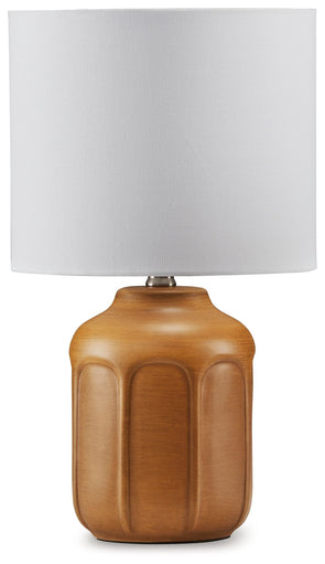 Gierburg - Ochre - Ceramic Table Lamp