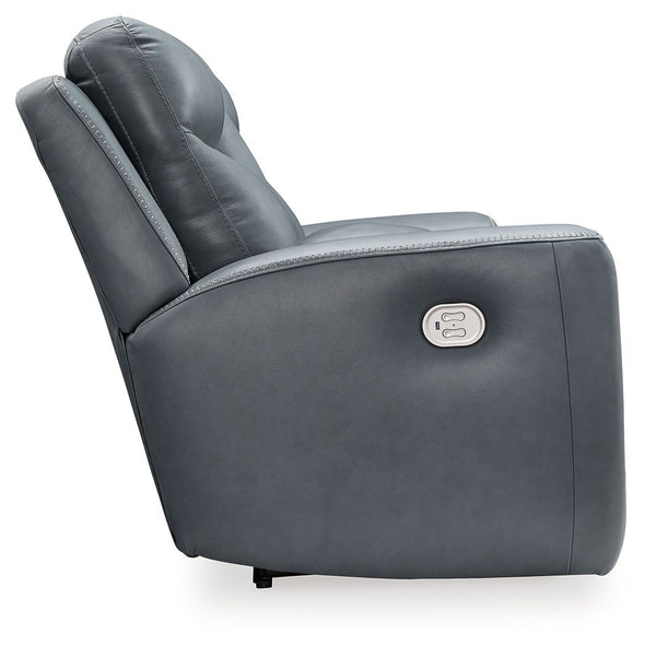 Mindanao - Power Reclining Loveseat With Console /Adj Hdrst