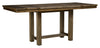 Moriville - Grayish Brown - Rect Drm Counter Ext Table