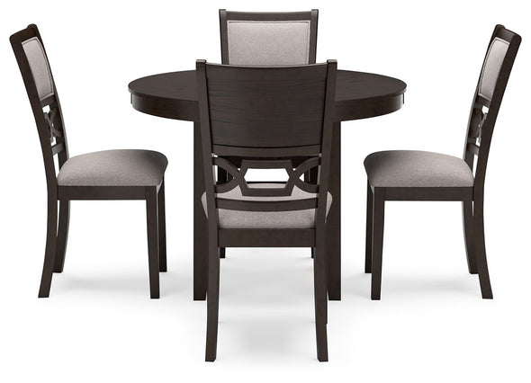 Langwest - Brown - Dining Room Table Set (Set of 5)