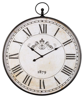 Augustina - Antique Black - Wall Clock
