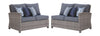 Salem Beach - Gray - 3 Pc. - Sectional Lounge