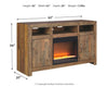 Sommerford - TV Stand With Fireplace Insert