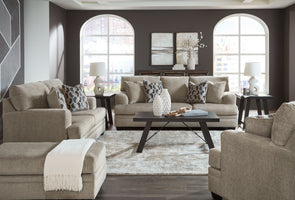 Stonemeade - Taupe - 4 Pc. - Sofa, Loveseat, Chair And A Half, Ottoman