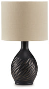 Garinton - Black - Ceramic Table Lamp
