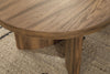Austanny - Warm Brown - Oval Cocktail Table