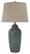 Saher - Green - Ceramic Table Lamp  - Earthy Ceramic