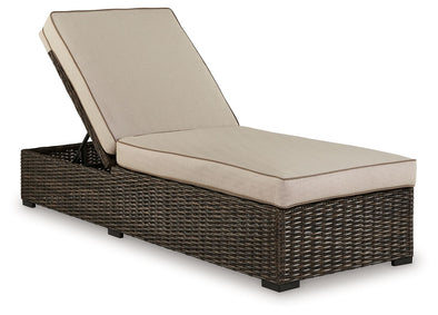 Coastline Bay - Brown - Chaise Lounge With Cushion