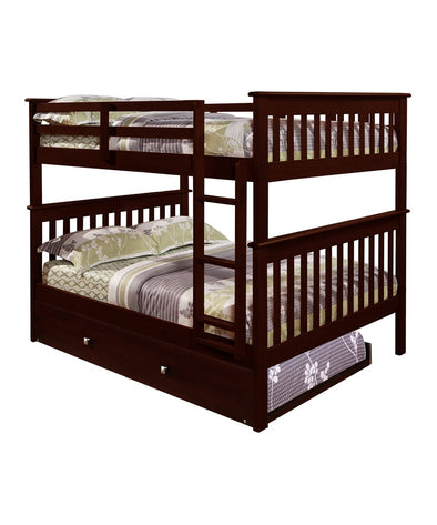 Parker Cappuchino Full/Full Bunk Bed