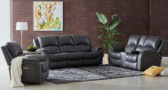 Avenger Power Reclining Sofa Loveseat Mega Furniture TX