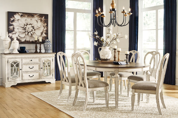 Realyn - Oval Dining Table Set