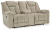 Hindmarsh - Stone - 2 Pc. - Power Reclining Sofa, Power Reclining Loveseat