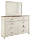 Willowton - Dresser, Mirror