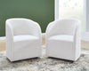 Rowanbeck - Ivory - Dining Upholstered Arm Chair (Set of 2)