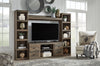 Trinell - Brown - 4-Piece Entertainment Center With 60" TV Stand W/Fireplace Option
