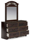 Glosmount - Two-tone - Dresser And Mirror