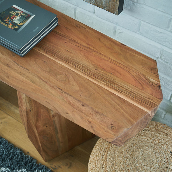 Holward - Natural - Console Sofa Table