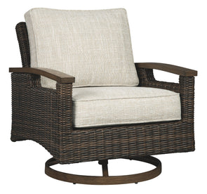 Paradise - Medium Brown - Swivel Lounge Chair (Set of 2)
