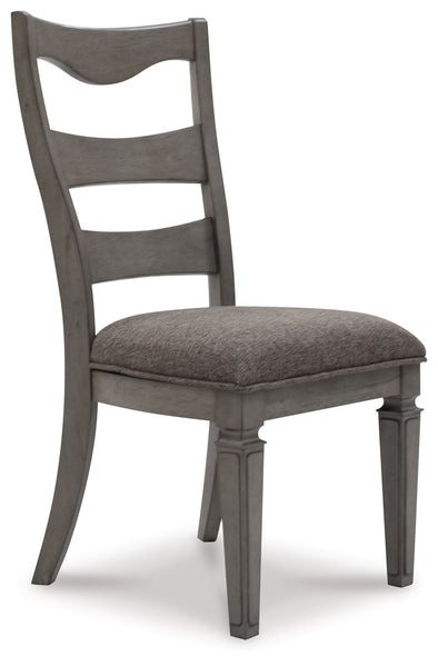Lexorne - Gray - Dining Uph Side Chair (Set of 2)