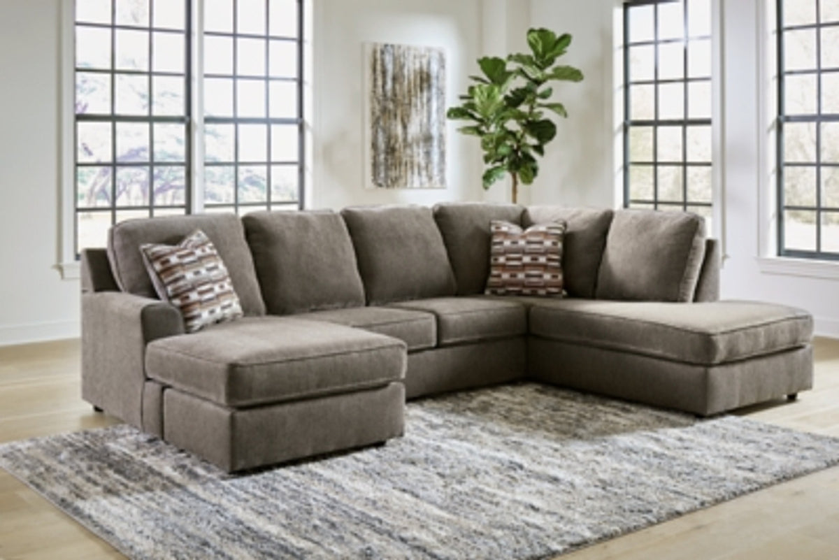 Ophannon 2 Pc Chaise Sectional Mega Furniture TX