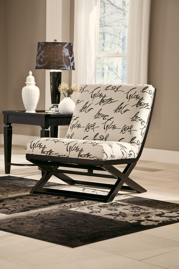 Levon - Charcoal - Showood Accent Chair