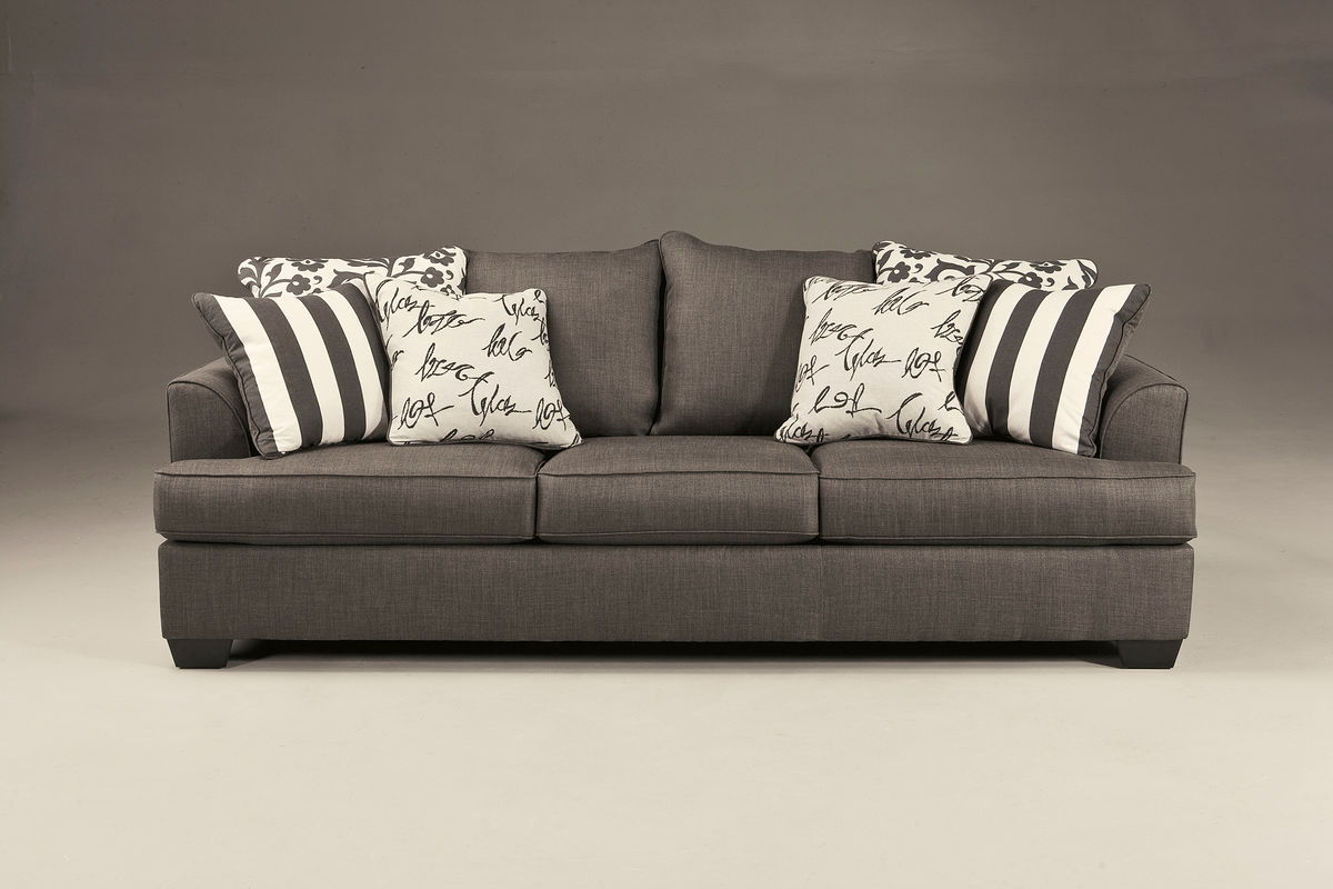 Levon Charcoal Sofa Mega Furniture Tx