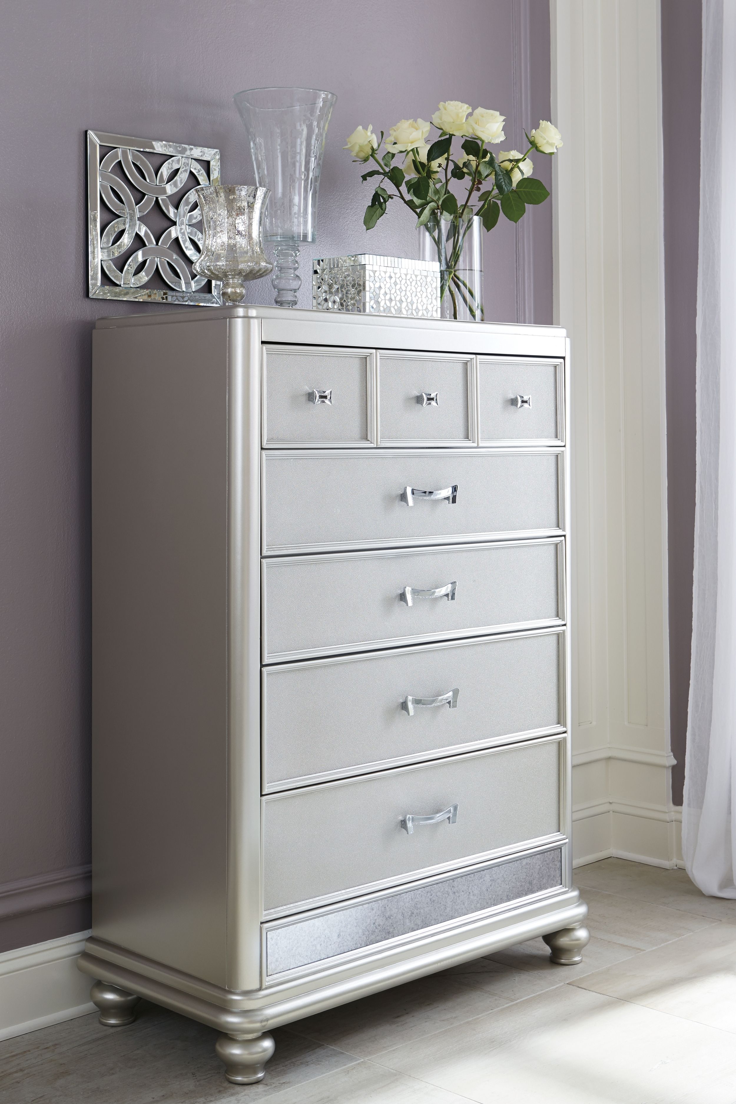 Coralayne - Five Drawer Chest - Coralayne - Five Drawer Chest -