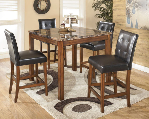 Theo Warm Brown - Counter Dining set