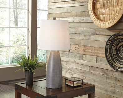 Shavontae - Gray - Poly Table Lamp (2/CN)